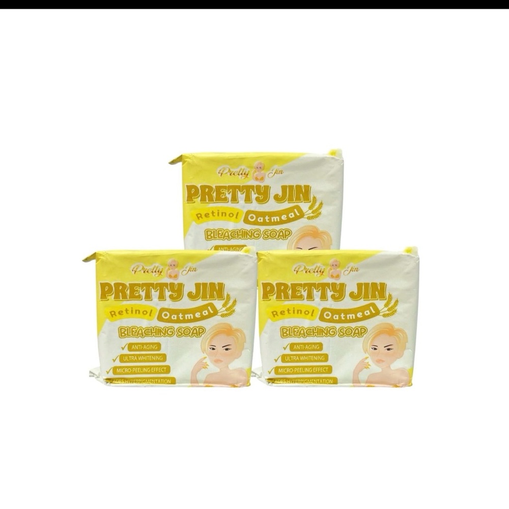 Retinol Oatmeal Bleaching Soap - Yellow & White